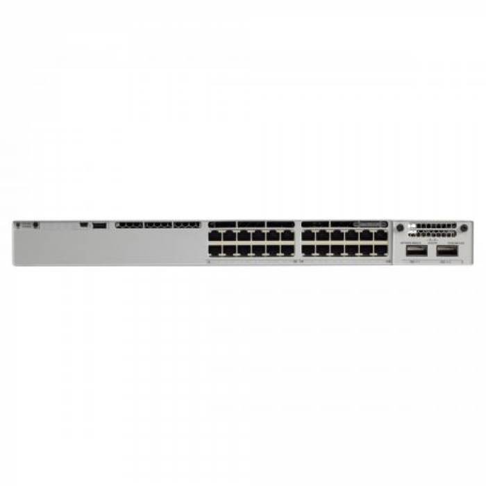 Switch Cisco Catalyst C9300-24U-A, 24 porturi, PoE