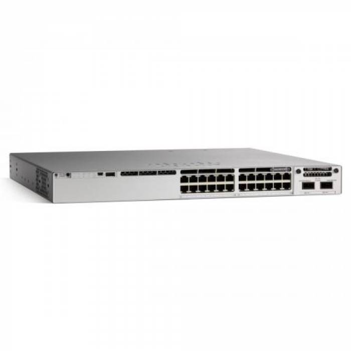 Switch Cisco Catalyst C9300-24U-E, 24 porturi, PoE