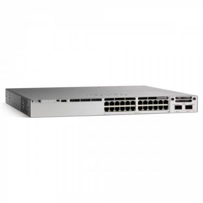 Switch Cisco Catalyst C9300-24UX-E, 24 porturi, PoE