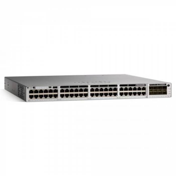 Switch Cisco Catalyst C9300-48U-E, 48 porturi, PoE