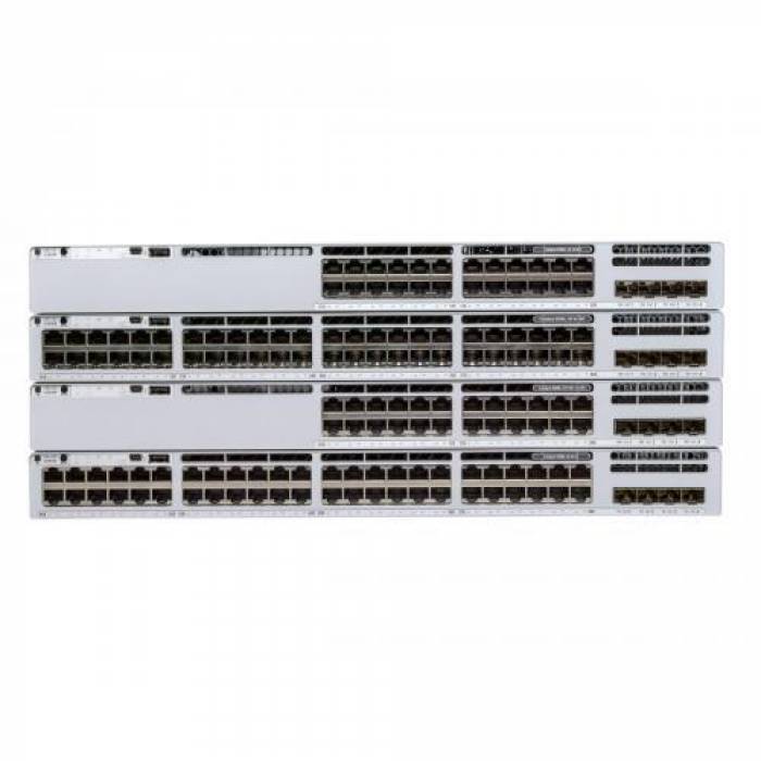 Switch Cisco Catalyst C9300L-24P-4X-E, 24 porturi, PoE