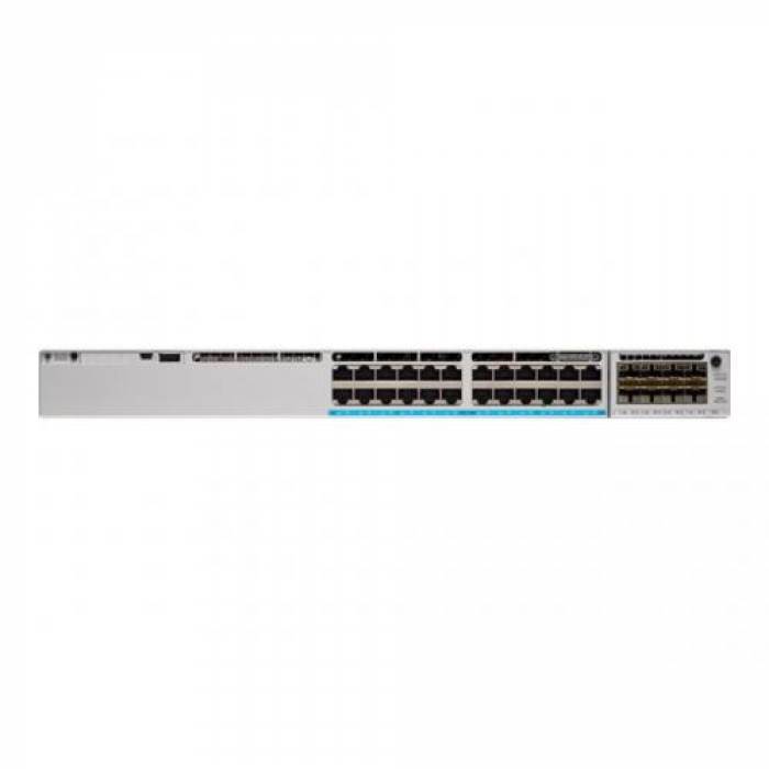 Switch Cisco Catalyst C9300L-24T-4X-E, 24 Porturi