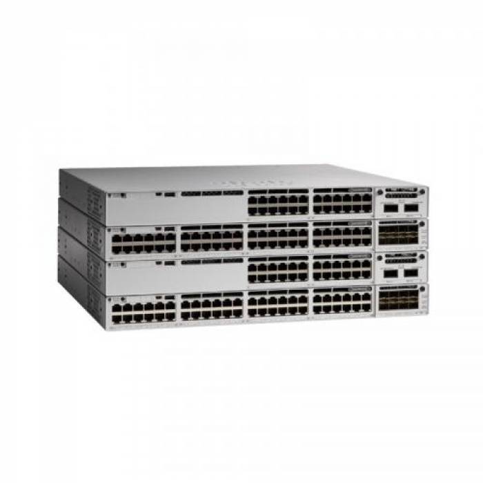 Switch Cisco Catalyst C9300L-48P-4X-E, 48 Porturi PoE