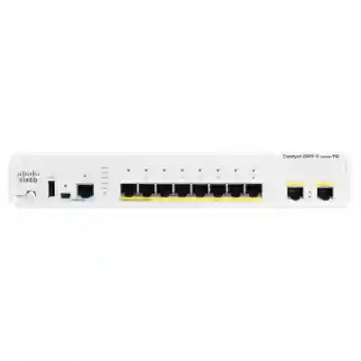 Switch Cisco Catalyst WS-C2960C-12PC-L, 12 porturi, PoE