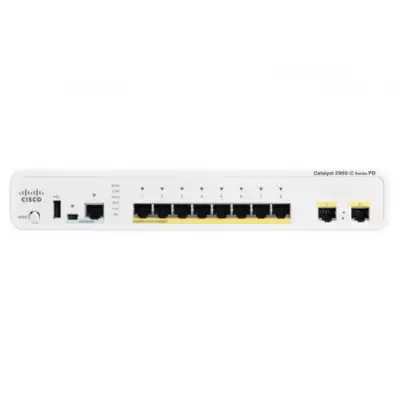 Switch Cisco Catalyst WS-C2960C-12PC-L, 12 porturi, PoE