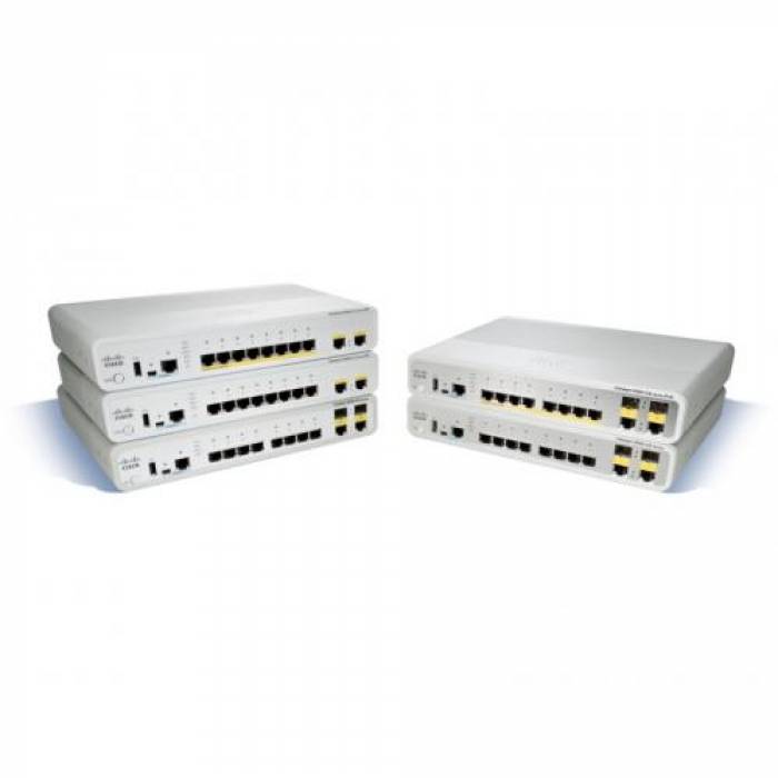 Switch Cisco Catalyst WS-C2960C-12PC-L, 12 porturi, PoE