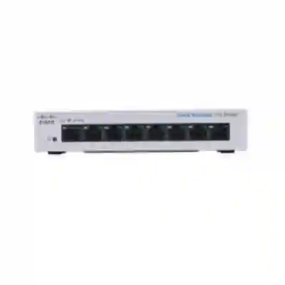 Switch Cisco CBS110-8PP-D, 8 porturi