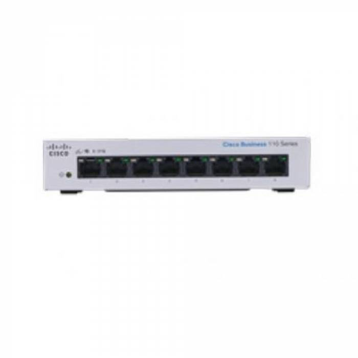 Switch Cisco CBS110-8PP-D, 8 porturi