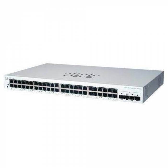 Switch Cisco CBS220-48FP-4X, 48 porturi, POE