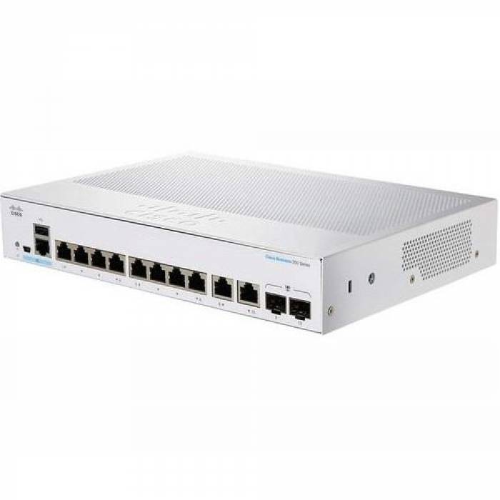 Switch Cisco CBS220-8T-E-2G, 8 porturi