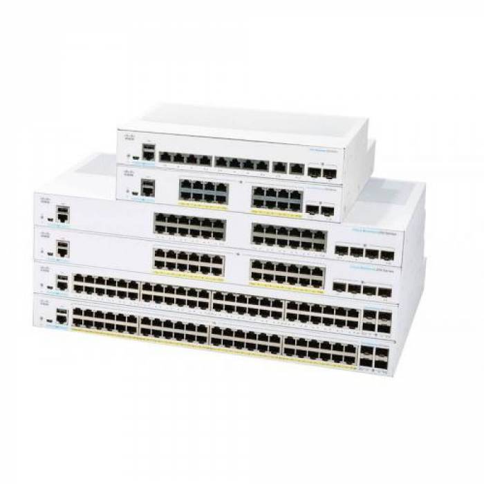 Switch Cisco CBS250-16P-2G-EU, 16 Porturi, PoE+