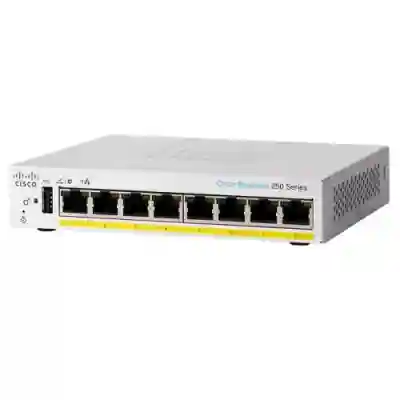 Switch Cisco CBS250-8PP-D-EU, 8 Porturi, PoE