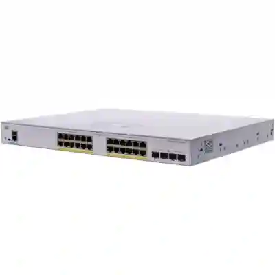 Switch Cisco CBS350-24MGP-4X, 24 porturi