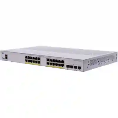 Switch Cisco CBS350-24NGP-4X, 24 porturi