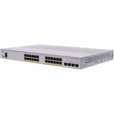 Switch Cisco CBS350-24S-4G, 24 porturi