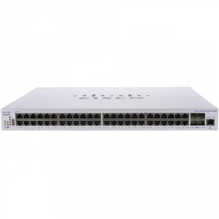 Switch Cisco CBS350-48NGP-4X, 48 porturi