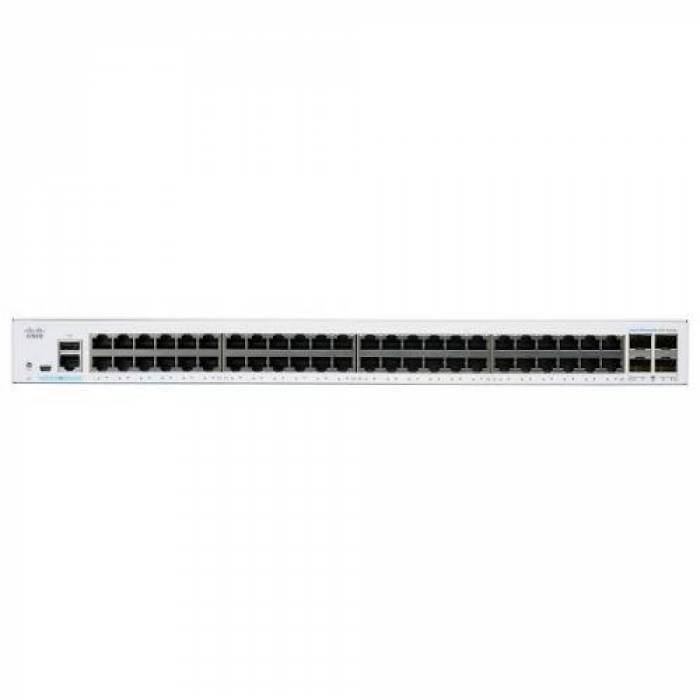 Switch Cisco CBS350-48T-4G, 48 porturi