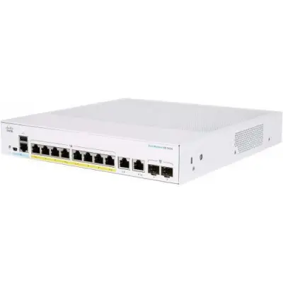 Switch Cisco CBS350-8FP-E-2G, 8 porturi