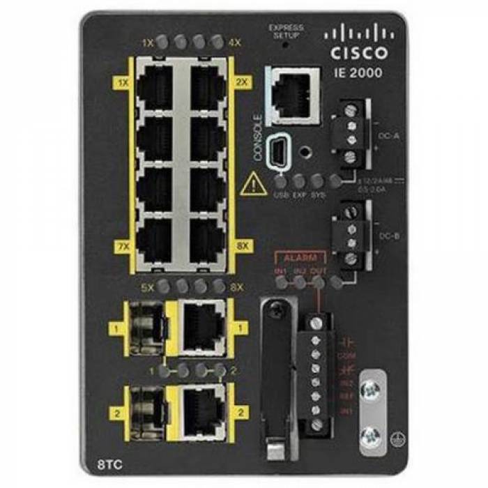 Switch Cisco IE-2000-8TC-B, 10 porturi