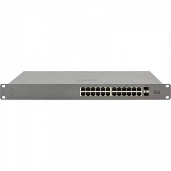 Switch Cisco Meraki Go GS110-24P-HW, 24 Porturi