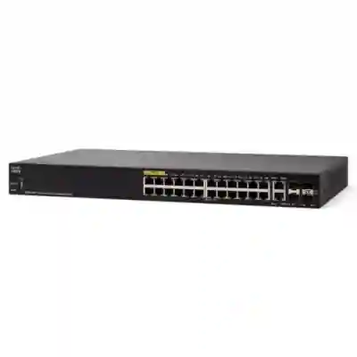 Switch Cisco SF350-24P, 24 porturi, PoE