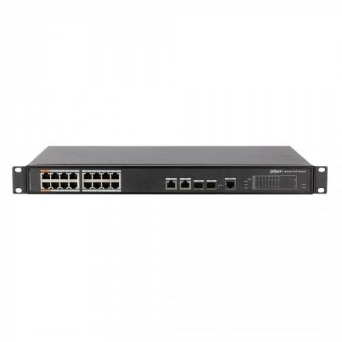 Switch Dahua PFS4218-16ET-240, 20 porturi, PoE