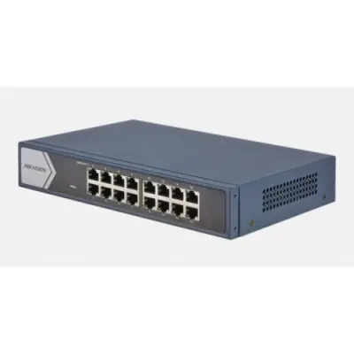 Switch Hikvision DS-3E0516-E(B), 16 Porturi
