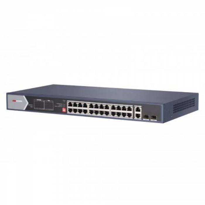 Switch Hikvision DS-3E0528HP-E, 28 porturi