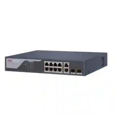 Switch Hikvision DS-3E1310P-SI, 8 porturi, PoE