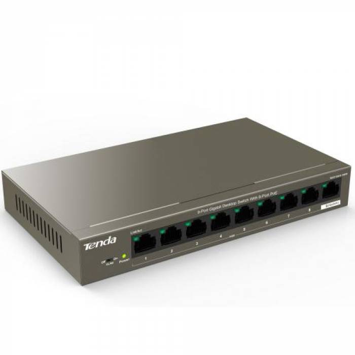 Switch IP-COM F1110P-8-102W, 8 porturi