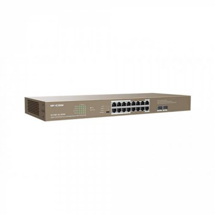 Switch IP-COM G1118P-16-250W, 16 porturi, PoE