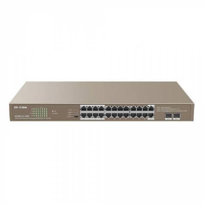 Switch IP-COM G1124P-24-250W, 24 porturi, PoE