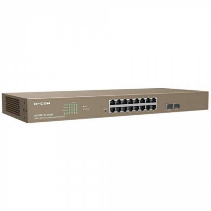 Switch IP-COM G3318P-16-250W, 16 porturi, PoE