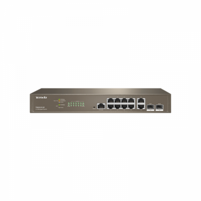 Switch IP-COM G5312F, 12 porturi