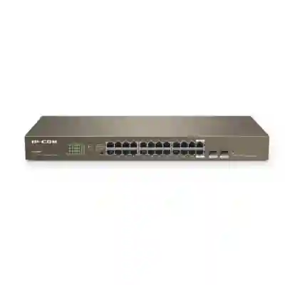 Switch IP-COM PRO-S24-410W, 24 porturi, PoE