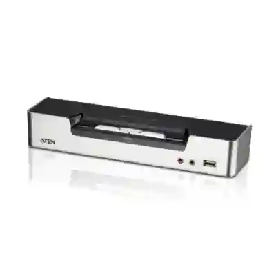 Switch KVM Aten CS1642A-AT-G, 2x USB, Silver