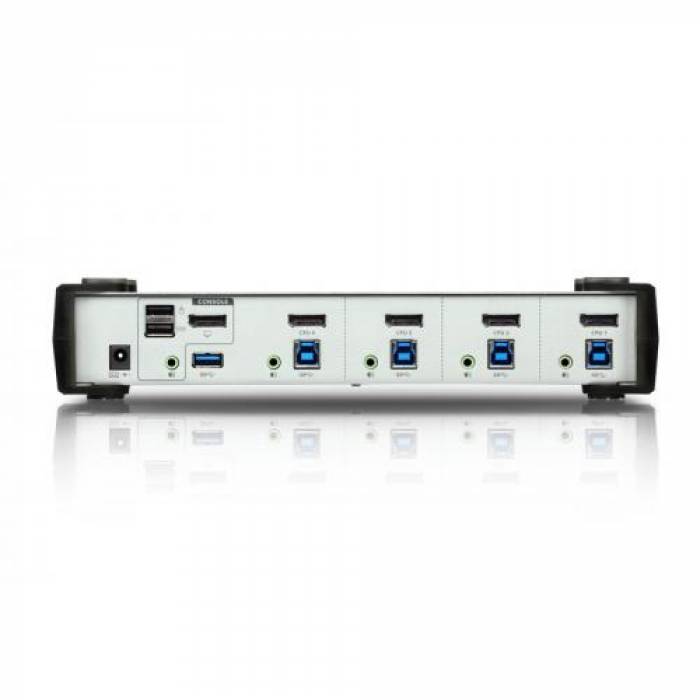 Switch KVM ATEN CS1914, 4x USB, Black