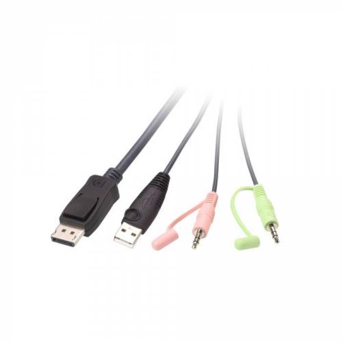 Switch KVM ATEN CS22DP, 2x USB, Black
