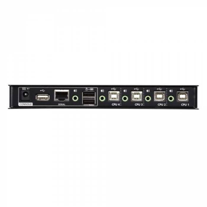 Switch KVM ATEN CS724K, 4x USB, Black