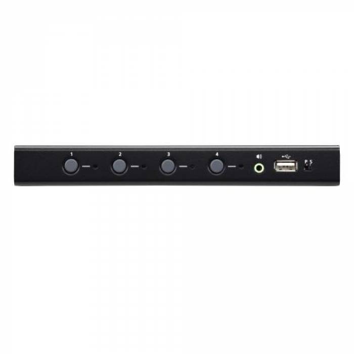 Switch KVM ATEN CS724K, 4x USB, Black