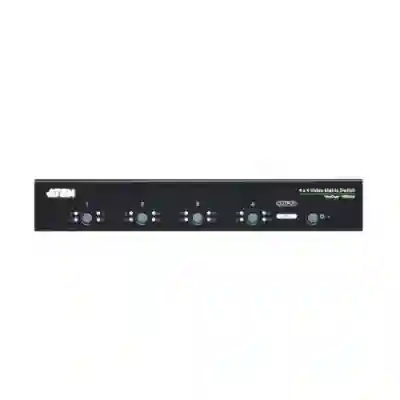 Switch KVM ATEN VM0404, 4x VGA, Black