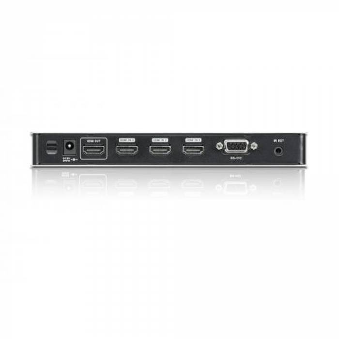 Switch KVM ATEN VS481B, 4x HDMI, White