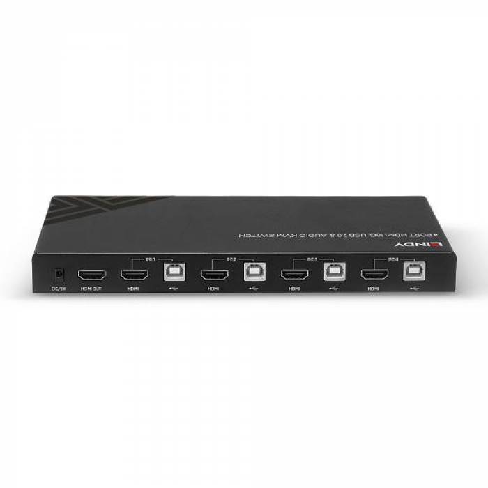 Switch KVM Lindy LY-32810, 4x HDMI