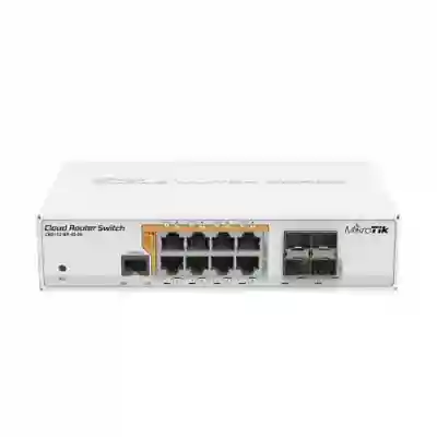 Switch MikroTik CRS112-8P-4S-IN, 8 porturi PoE