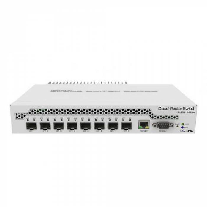 Switch MikroTik CRS309-1G-8S+IN, 8 porturi