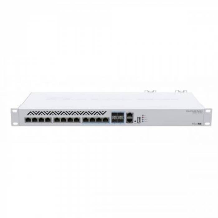 Switch MikroTik CRS312-4C+8XG-RM, 12 porturi