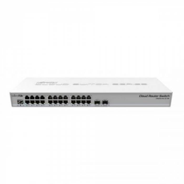 Switch MikroTik CRS326-24G-2S+RM L5, 24 porturi