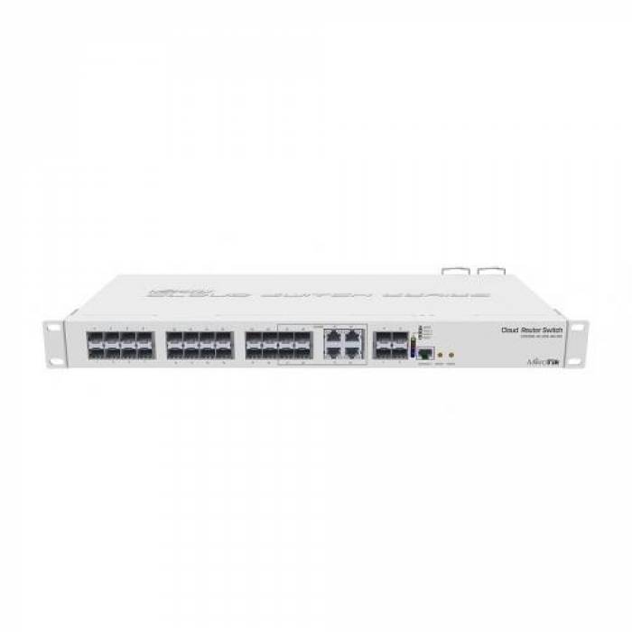 Switch MikroTik CRS328-4C-20S-4S+RM, 32 porturi