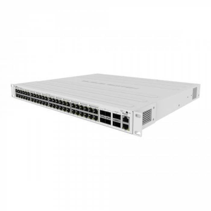 Switch MikroTik CRS354-48P-4S+2Q+RM, 48 porturi, PoE