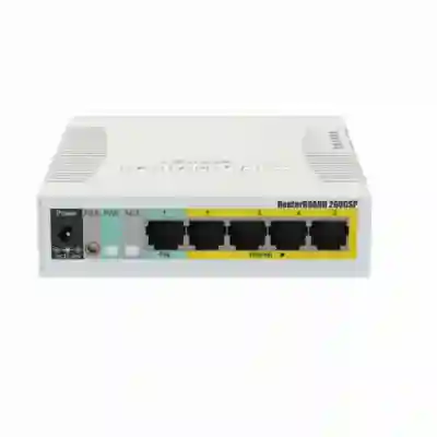Switch MikroTik CSS106-1G-4P-1S, 5 porturi